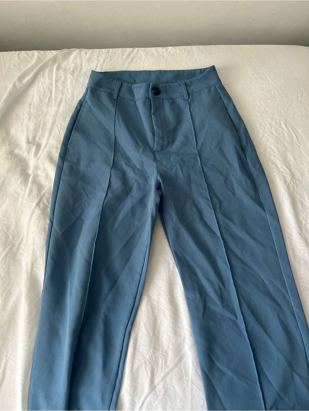 Blue Dress Pants - Classic Tailored Trousers